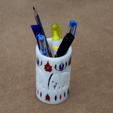 Marble Pen/Candle Holder